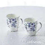 在飛比找遠傳friDay購物優惠-【日本Noritake】青花藍邊馬克杯對杯_禮盒組(可微波)