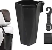Car Back Seat Trash Can | Hangable Automobile Headrest Dustbin - Auto Interior Accessories, Space-Saving Waste Organizer for Keys, Water Bottle
