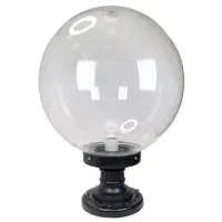 在飛比找momo購物網優惠-【彩渝】350MM PMMA 門柱燈(圓球 戶外球形柱頭燈 
