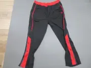 Vtg And1 Tear Away Pants Mens XL Black Red Baggy Loose 90s Y2K Basketball Snap