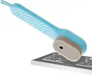 [Mwkbbn] Multi-functional Cleaning Shoe Brush, Replaceable Soap Dispenser, Sneaker Scrubber Tool, Easy Cleaning, Multi-Surfaces Use, Blue/Pink/Gray, For Sofas, Bags, Toilets, Washbasins