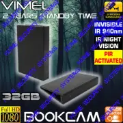Book Camera Wireless Security 32GB House Home Nanny Room Office Small Mini