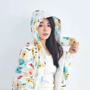 【RAINSTORY】前扣式連身雨衣XL號(夏戀花漾)