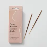 Pilbeam Living Peony Scented Incense Sticks 60pcs