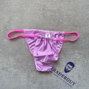Rufskin Men lavender purple Jules euro-cut Cheeky swim bikini swimwear size S M