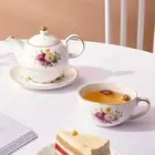 Porcelain Teapot and Cup Set Portable Unique Gift Reusable