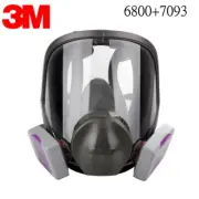 3M MEDIUM FULL FACE RESPIRATOR PROTECTION MASK P 100 PARTICULATE FILTER USA MADE