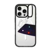 iPhone 16 Pro Impact Ring Stand Case MagSafe Compatible Jump Astronaut!