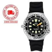Ratio FreeDiver 1000M Quartz Black Dial Diver's Men's Watch 1038EF102V-BLK-V02