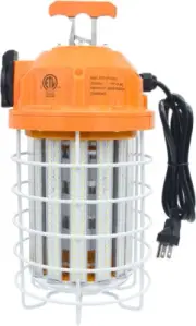 100W LED Temporary Work Light,15500 Lumen Daylight White 5000K, IP64 Dust & Wate