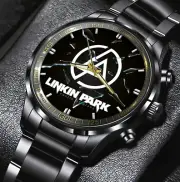 Linkin Park Castle Of Glass Black Stainless Steel Watch