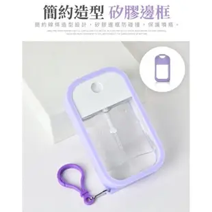 【山姆．好貨】『名片型矽膠噴霧瓶』防疫 鑰匙扣 彩色 噴霧 酒精噴霧 吊掛 消毒瓶 分裝瓶