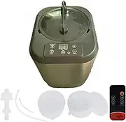 HOSOUTION 5L Sauna Steamer with Larger Volume and More Steam Output, Fcc Certified 5L & 2000W Steam Generator, Sauna Steamer Machine with Remote Control, Portable Sauna Steamer, Black