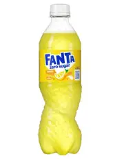 FANTA LEMON Flavor Zero Sugar Sparkling Soft Drink Lemonade Bottle 500ml