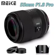 Meike 55mm F1.8 Pro Full Frame AF STM Lens for Sony Fuji Nikon L Mount Cameras