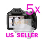 5x Clear LCD Screen Protector Guard Film For Sony CyberShot DSC-HX100V
