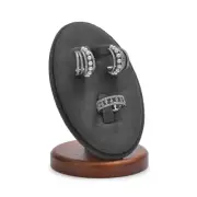 Solid Wood Jewelry Display Set Stand Jewelry Earrings Ring Stand Display Show...