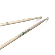 ProMark Raw Hickory Drumsticks, Acorn Wood Tip One Pair Raw, Wood Tip Rebound 5A
