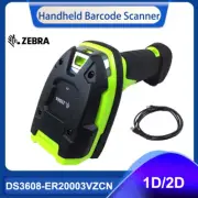 Zebra DS3608-ER20003VZCN Ultra-Rugged Handheld 2D Corded Barcode Scanner USB Kit