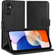 Galaxy A05s (2023) Flip Wallet Case - Black 3 Card Slots - Cash Compartment - Magnetic Clip [MPPGEN0590]