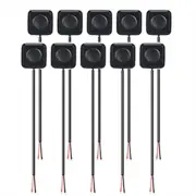 10Pcs 12V/24V Momentary Push Button ON/Off Switch, Mount, Easy2404