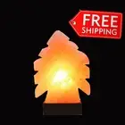 SALT LAMP ROMANTIC TREE SHAPE HAND CRAFTED IONIC AIR PURIFY CORD & SWITCH