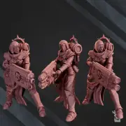 War Sisters Heavy Weapons Team | Grim Dark Fantasy Miniatures