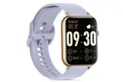 Bluetooth Smart Watch BT 5.0 2.1" Touch Screen Heart Rate Blood Pressure - Lavender