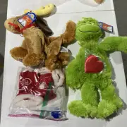 2015 Build a Bear How The Grinch Stole Christmas Set Retired Unstuffed NWT