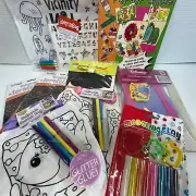 Colouring Pens Textas Bundle Lot Stencils Canvas Cards Mixed Art Crafts