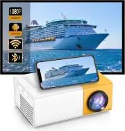 5G Wifi Mini Projector, Full HD 1080P Portable Video Projector Kids Gift, Home T