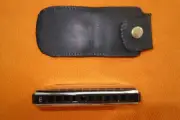 New SUZUKI BLUESMASTER HARMONICA Key E w/ Gig Bag Bronze Laser Tuned Reed harp