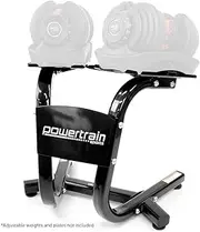 Powertrain Heavy Duty Dual Adjustable Dumbbells Stand Gym Weight Rack