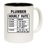 Plumber Hourly Rate Mug Cup