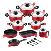 Tefal Tempo Set Cooking Pots Round & Rectangle Oven Trays Fry Pan Non Stick