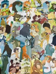 SET OF 25 VINTAGE Disney’s Jungle Book GIFT Bday/Name/Place/Price TAGS HANDMADE