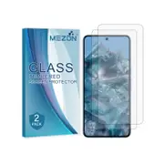 2 Pack MEZON Google Pixel 8 Pro (6.7") Clear Tempered Glass Screen Protectors