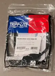 Tripp Lite P581-003-VGA-V2 DisplayPort 1.2 to VGA Active Adapter Cable, 3 ft.