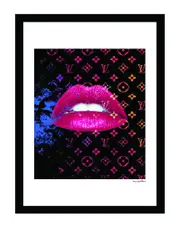Fairchild Paris Louis Vuitton Lips Wall Art