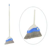 SMARTLINK 2PCS Soft Broom - 30x140cm - Long Handle, Perfect for Indoor & Outdoor Cleaning