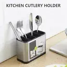 Kitchen Utensil Holder Spoons Shovel Organizer Cutlery Drainer Basket ta✔ mu