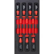 7pc Ampro 125mm Insulated Nut Drivers Electrical Home Tool Kit Set TS42662