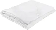 Bambury Villa Basic Strapped Mattress Protector, White, Double Size