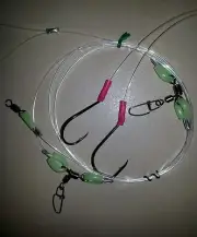 1 X SNAPPER RIG RIGS ULTIMATE II 100LB 2 X DROPPERS & HOOKS 6/0 BEAK 7/0 CIRCLE
