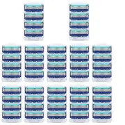 New 48pcs Razor Blade Bald Men Shaving Razors Shaver Blades Refills for Gillette Fusion 5 Blue Gifts for Businessmen