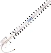 TECHTOO WiFi 2.4GHz 18dBi High Gain Yagi Directional Antenna Booster with RP-SMA Connector for Wireless Network Router/Reapter/USB Adapter/Extension Network PCI Card/IP Camera