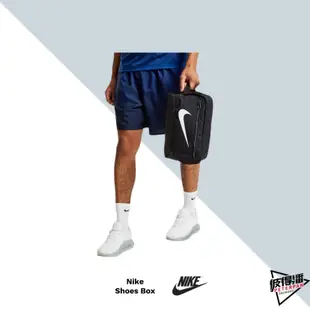 NIKE NSW SHOES BAG 鞋袋 球鞋包 大LOGO 黑白/黑小標/黑紅 DM3982-010【彼得潘】