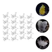 20pcs Display Easel Stands Display Holder Stands Small Crystal Holder