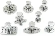 MCNVNEFSAW 8 Size with 8pcs Auto PDR Tool Kit Aluminum Glue Puller Tabs for Car Dent Paintless Repair Dent Removal Hand Tools Sheet Metal Tools