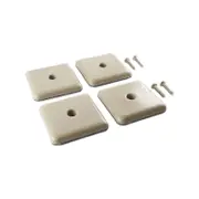 Surface Gard 55mm 2-1/8" Square Glide Slide - 4 Pack